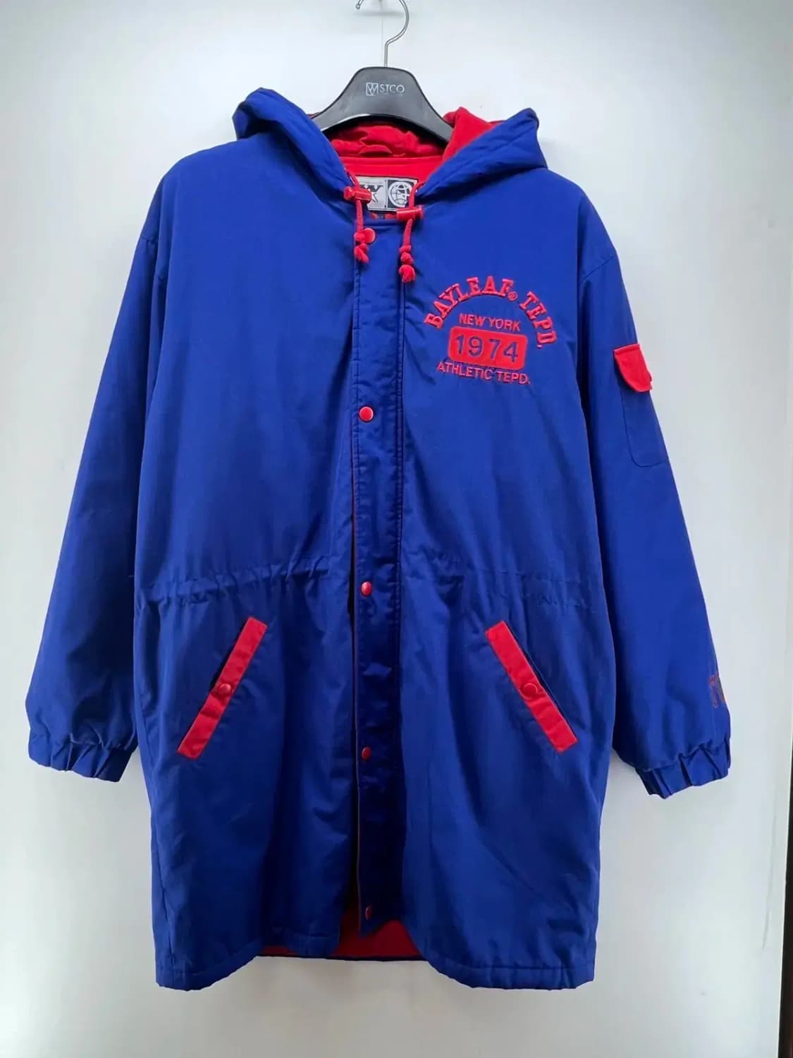 [L] BAYLEAF TEPD 오버핏 빈티지 올드스쿨 얇은 점퍼 자켓 상품이미지1