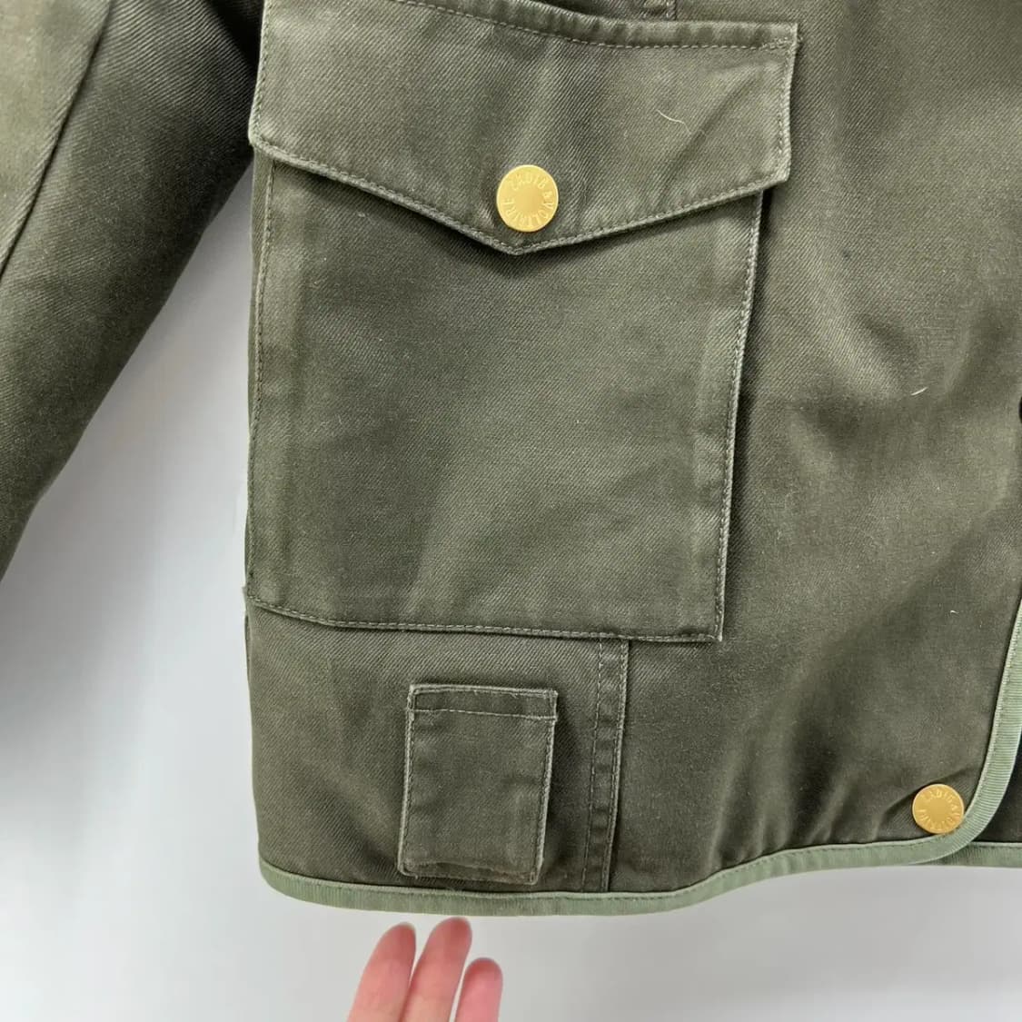 XS 자딕앤볼테르 여자 야상 누빔 밀리터리 점퍼 봄패딩 자켓 상품이미지5