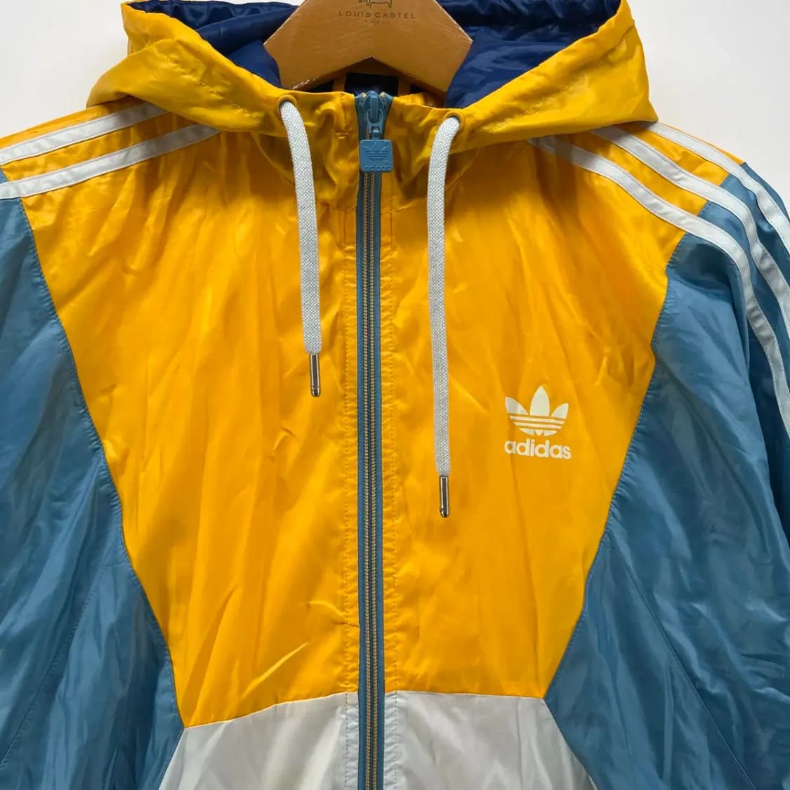 80S 아디다스 오리지널스 투톤 여자 바람막이 고어고프룩 빈티지 상품이미지2