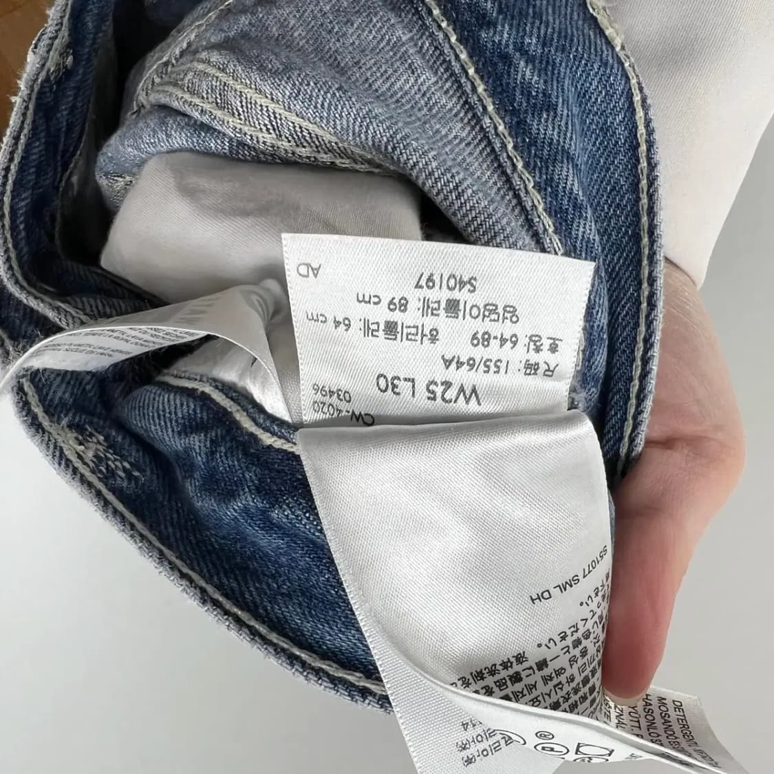 25 리바이스 Loose straight 레드탭 여자 와이드진 루즈 상품이미지3