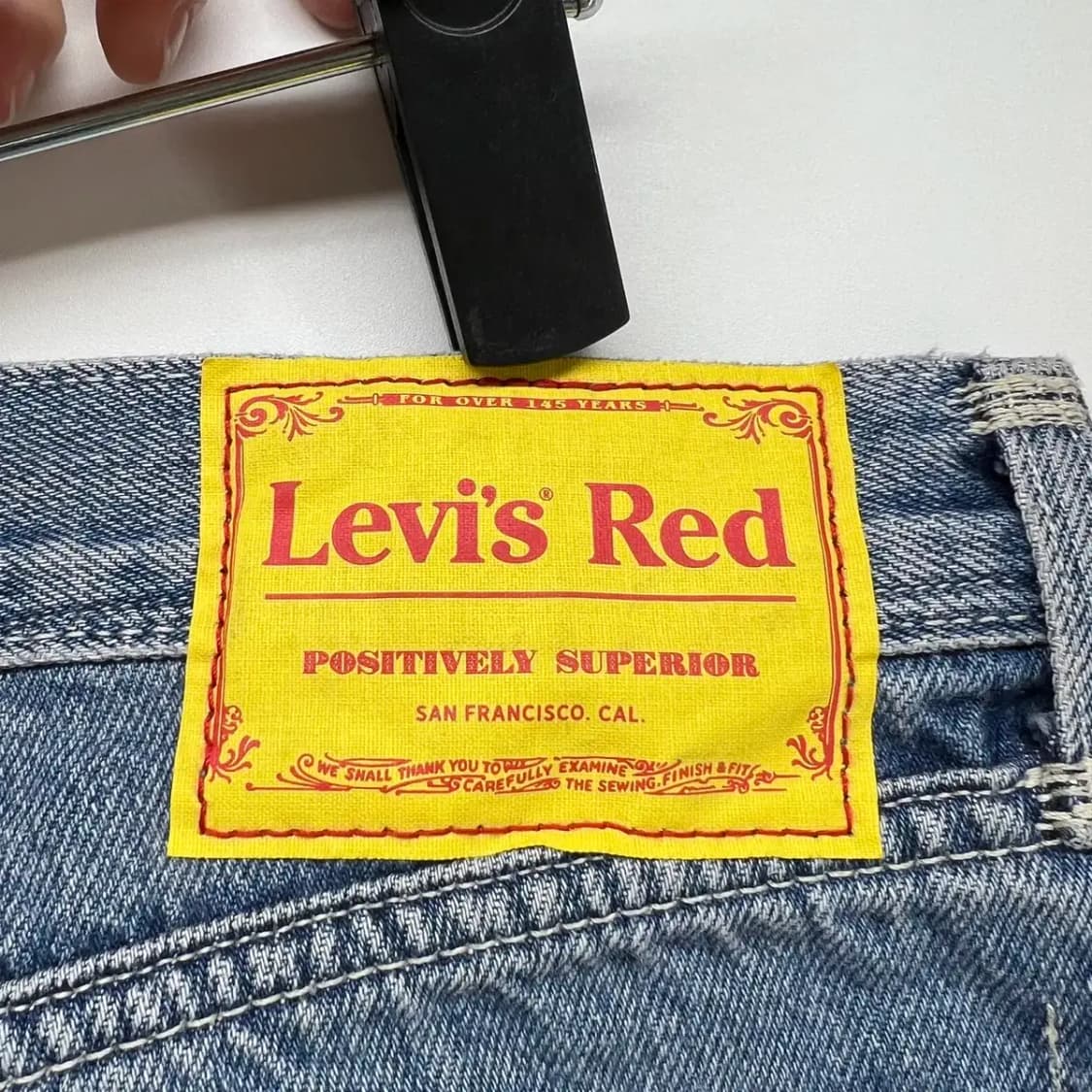 25 리바이스 Loose straight 레드탭 여자 와이드진 루즈 상품이미지6