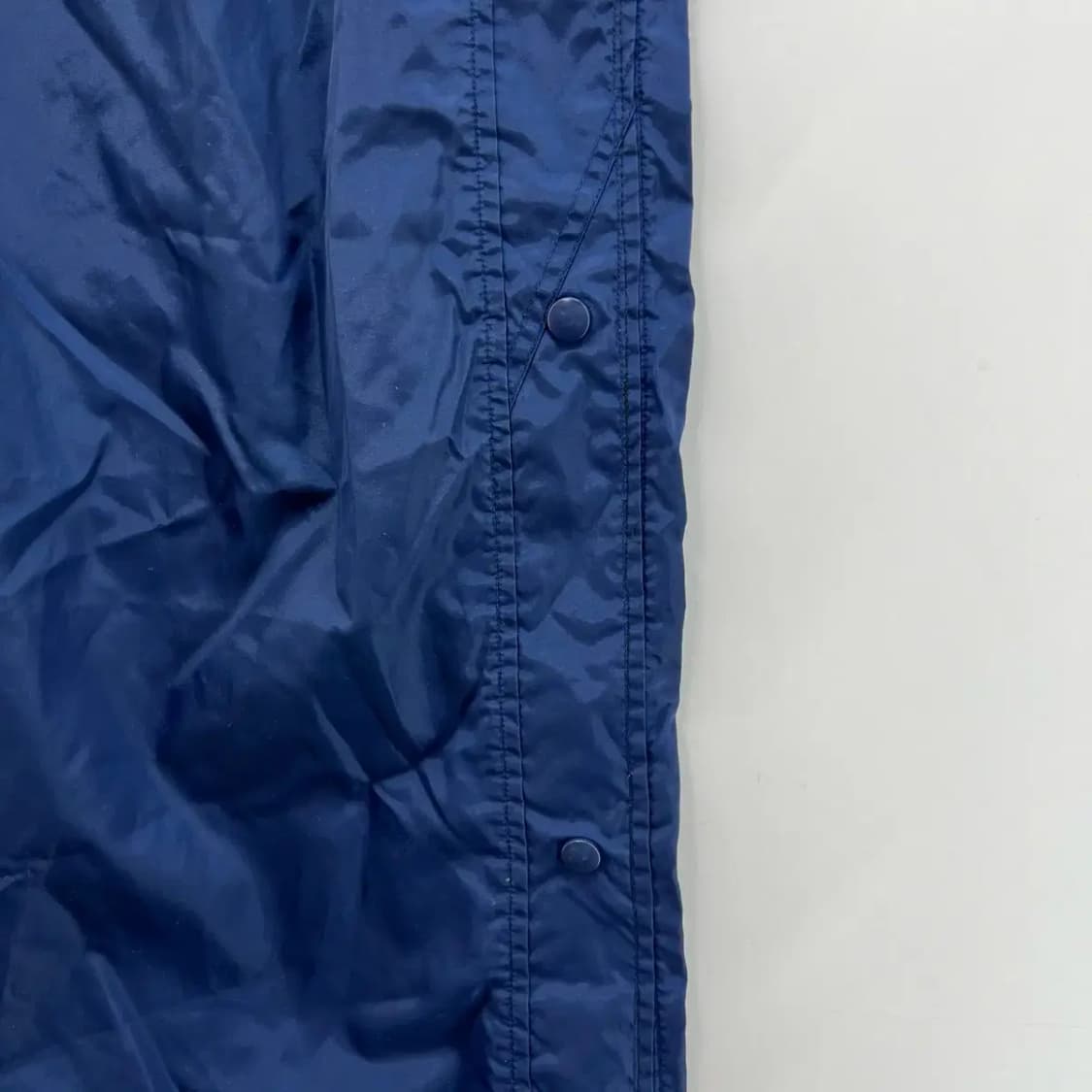 라지 나이키 올드 y2k 폴리 네이비 스우시 트레이닝복 바지 팬츠 상품이미지3