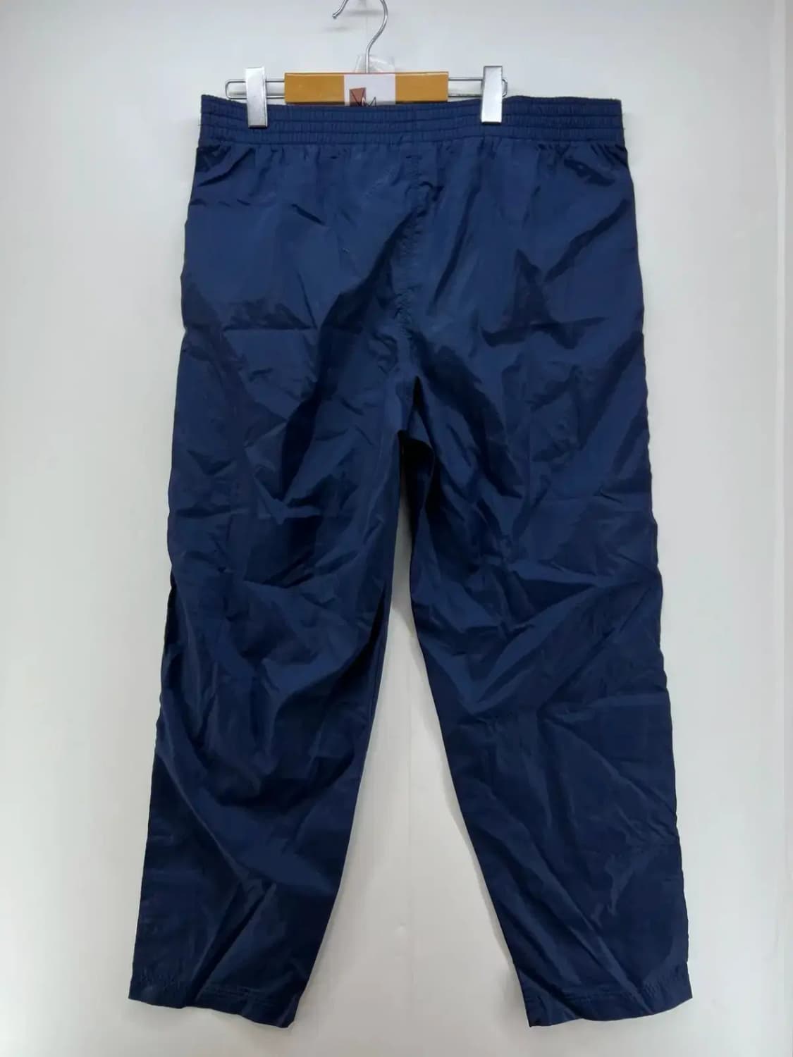 라지 나이키 올드 y2k 폴리 네이비 스우시 트레이닝복 바지 팬츠 상품이미지5