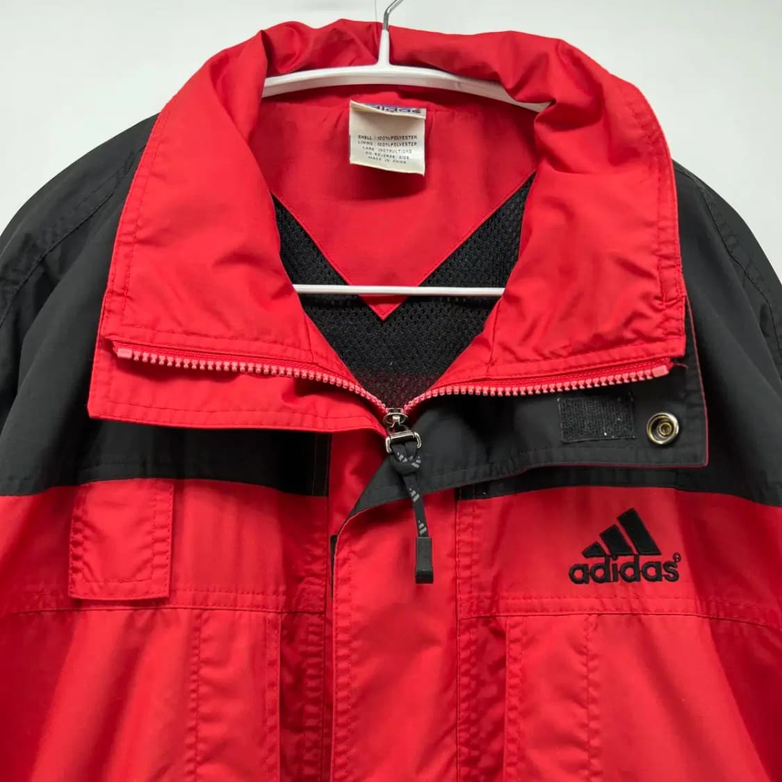 100 아디다스 올드스쿨 오버핏 바람막이 고프코어룩 빈티지 자켓 상품이미지2
