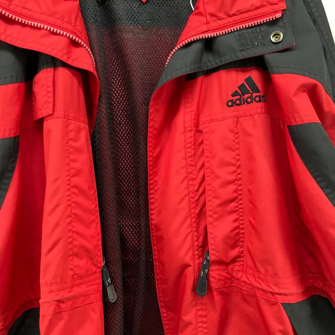 100 아디다스 올드스쿨 오버핏 바람막이 고프코어룩 빈티지 자켓 상품이미지7