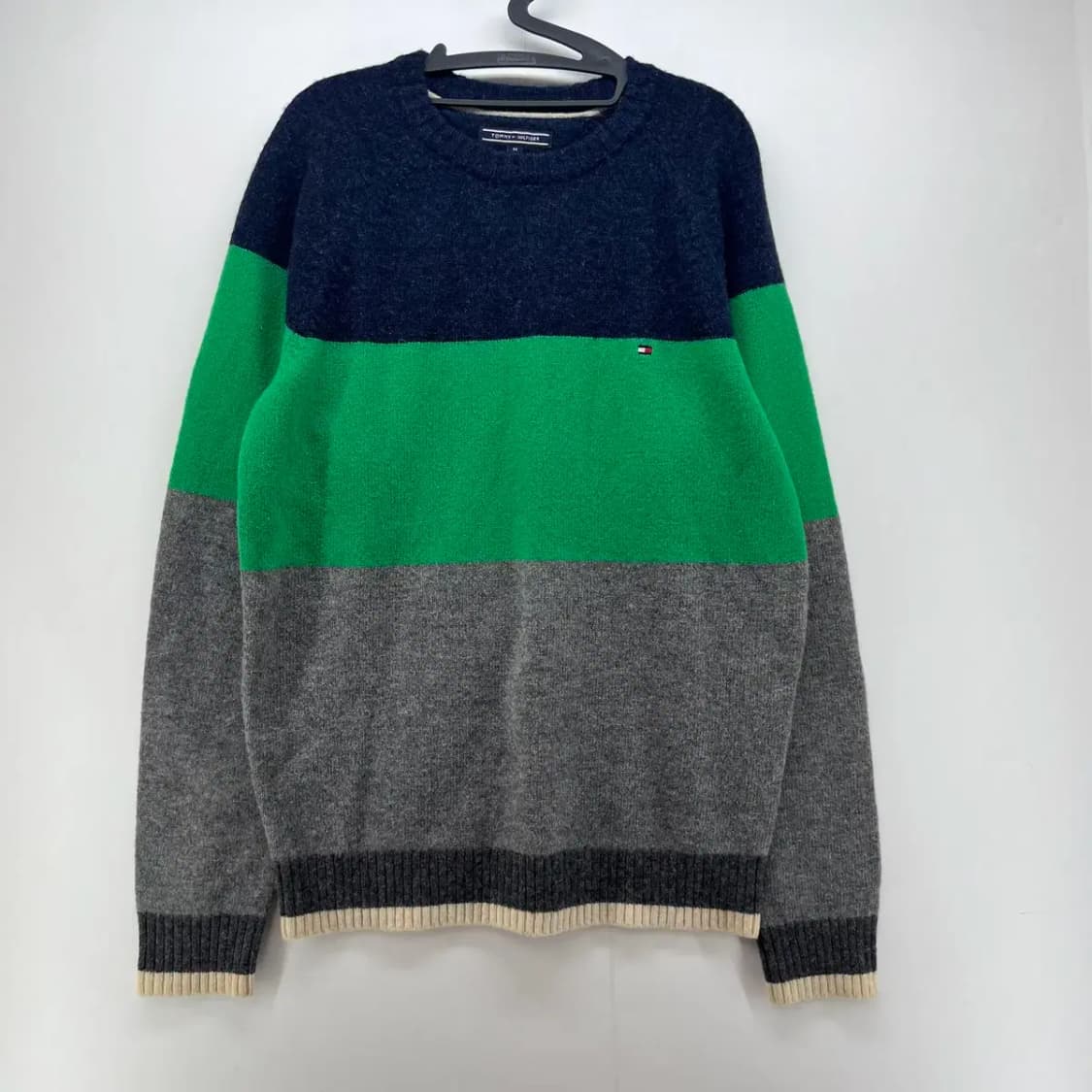 미디움 타미힐피거 스트라이프 빈티지 니트웨어 상품이미지1