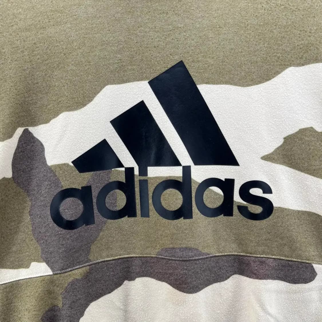 라지 아디다스 언디피티드 콜라보 오버핏 남자 카모 후드티셔츠 빈티지 상품이미지2
