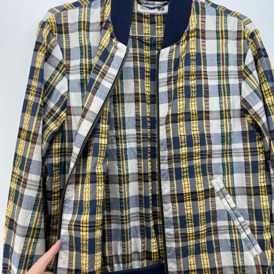 스몰 유니클로 JW앤더슨 블루종 자켓 빈티지 상품이미지5