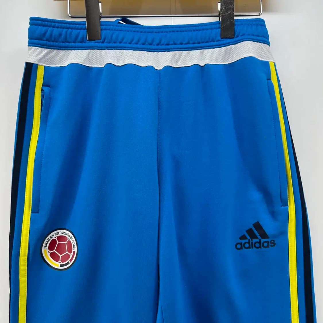 100 아디다스 콜롬비아 축구 블루 팬츠 빈티지 풋살 tr팬츠 상품이미지2