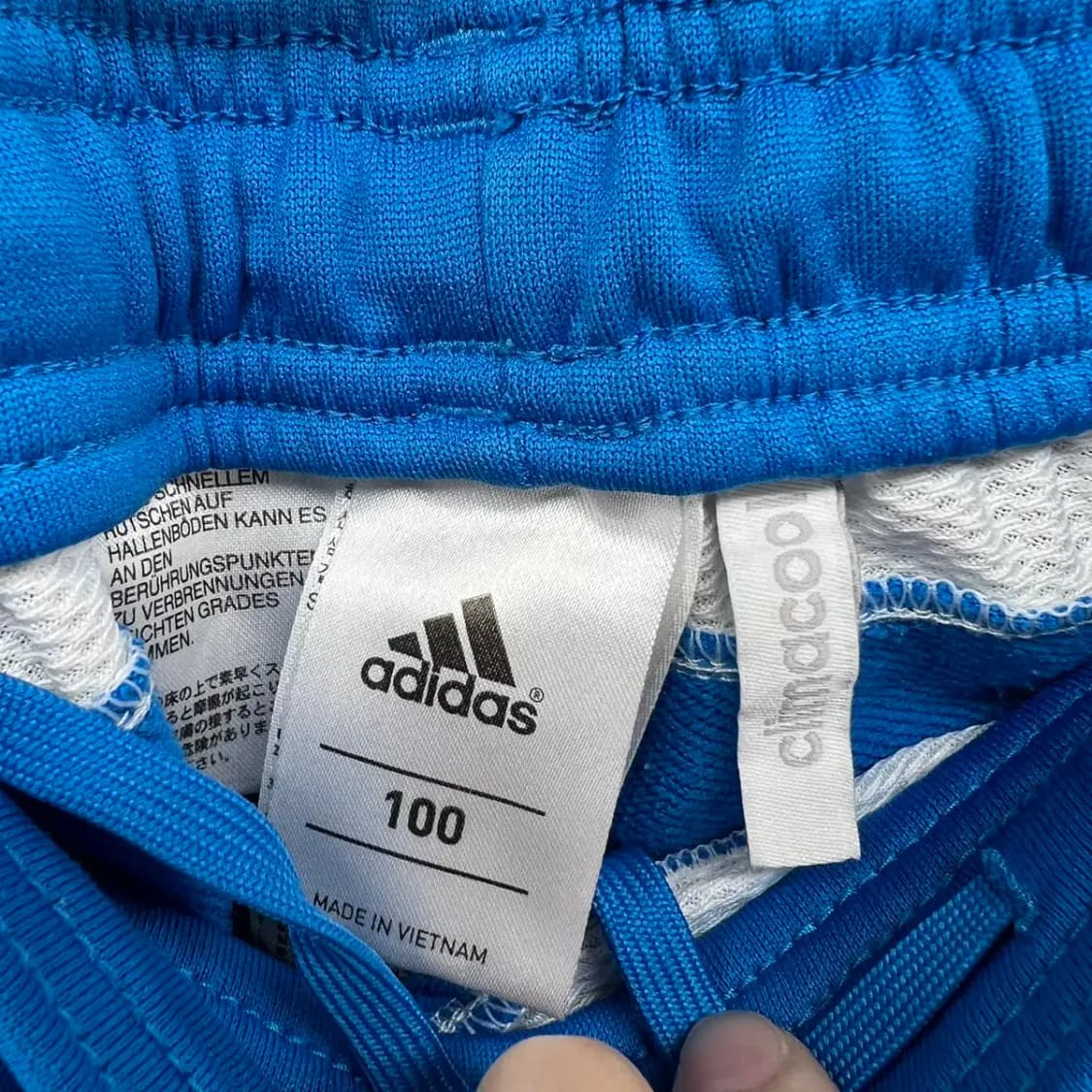 100 아디다스 콜롬비아 축구 블루 팬츠 빈티지 풋살 tr팬츠 상품이미지4