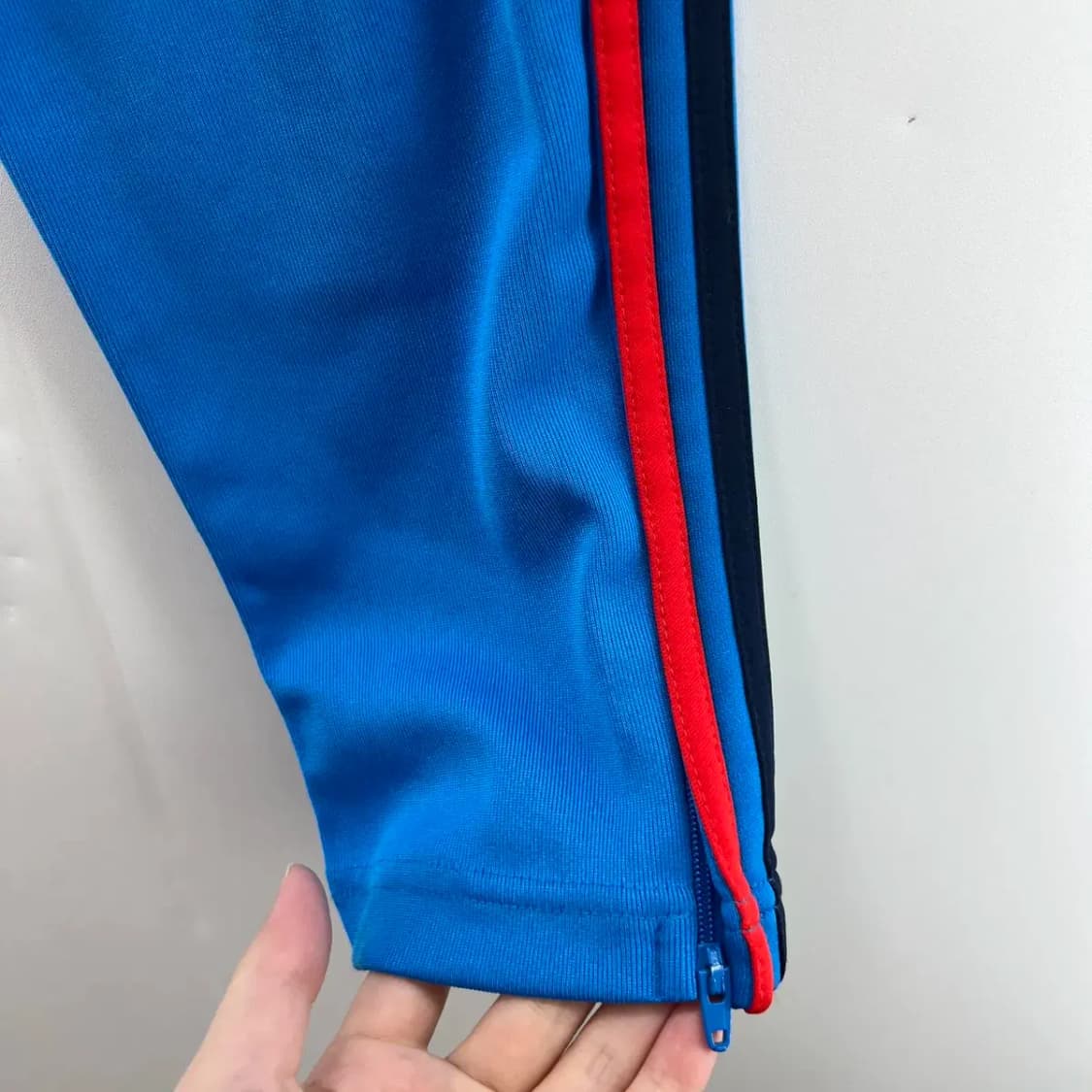 100 아디다스 콜롬비아 축구 블루 팬츠 빈티지 풋살 tr팬츠 상품이미지7