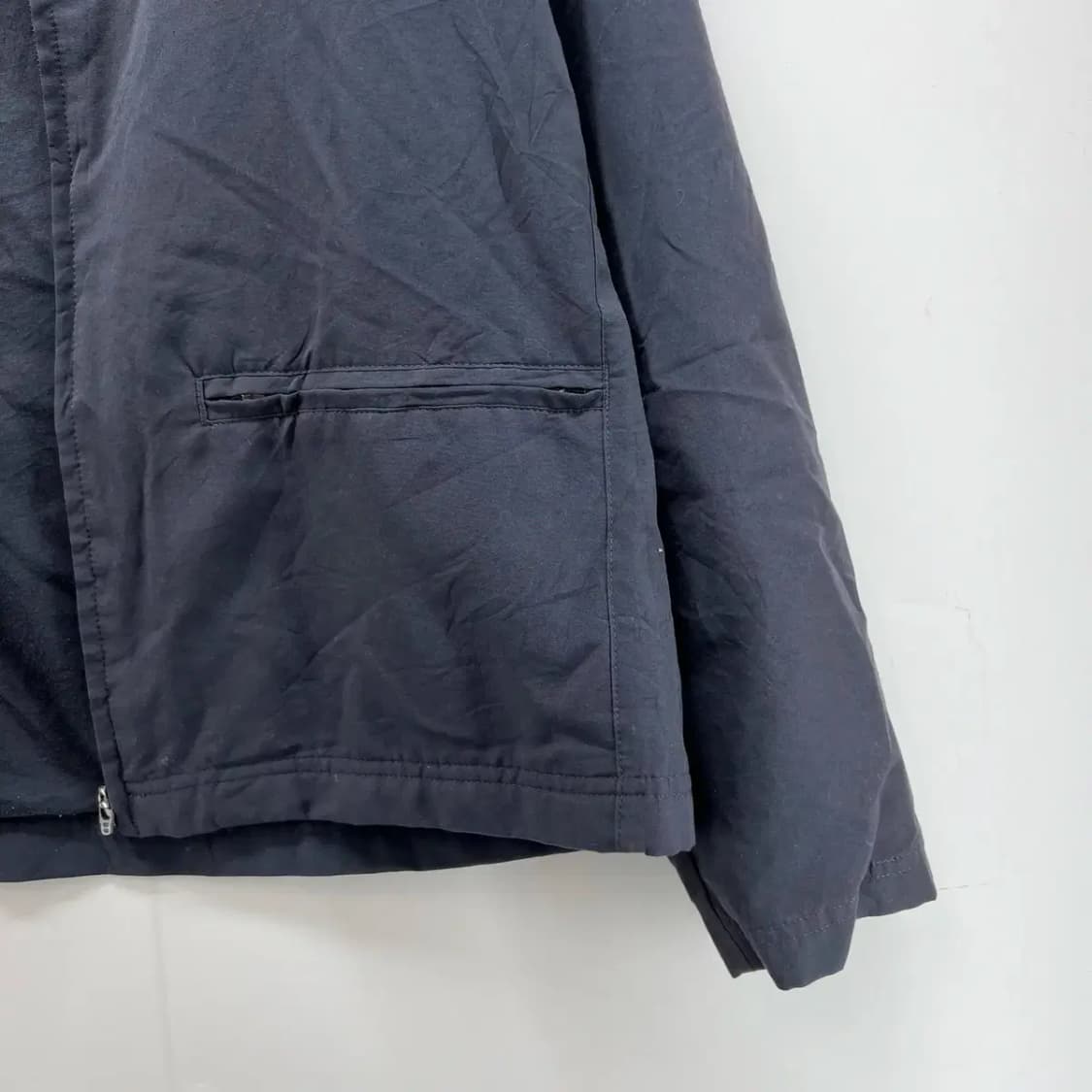 라지 아디다스 올드스쿨 차콜 빈티지 봄 바람막이 자켓 상품이미지5