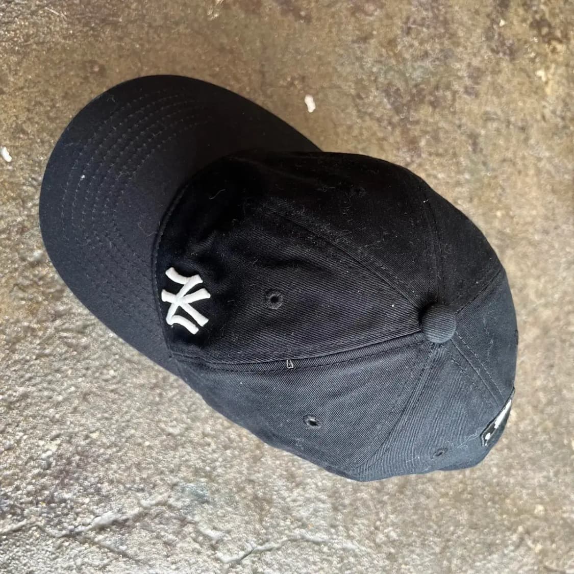 프리 mlb 로고 빈티지 모자 블랙 볼캡 새상품급 상품이미지1