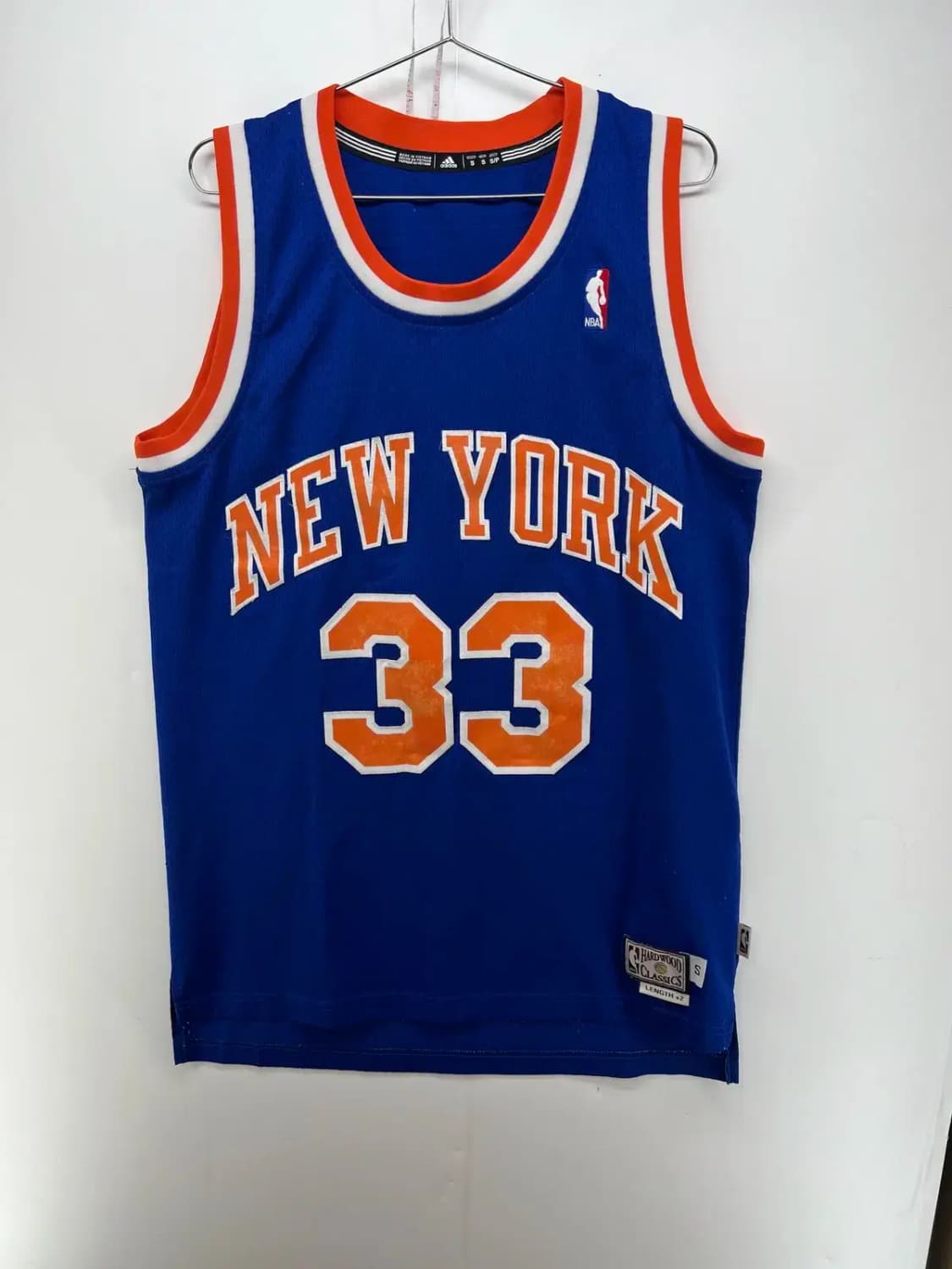 NBA 아디다스XHWC 뉴욕닉스 리타이어드져지 33 패트릭유잉 상품이미지1