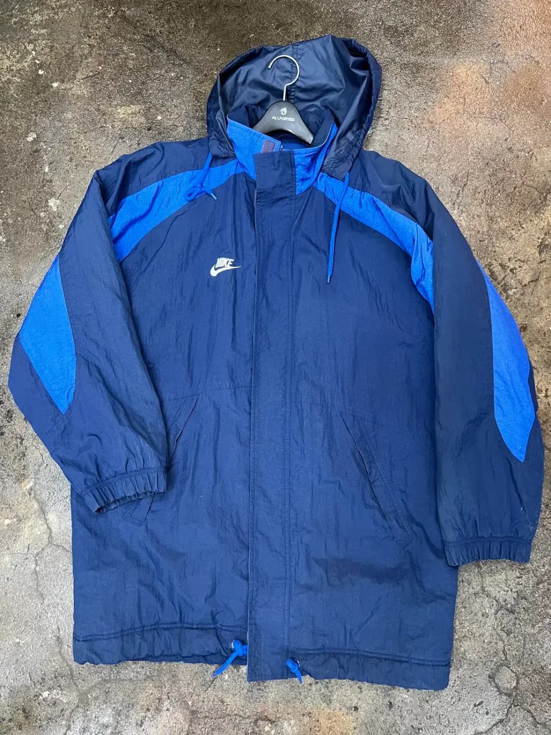 105 나이키 올드스쿨 스우시 롱 봄점퍼 패딩자켓 다운 빈티지 상품이미지2