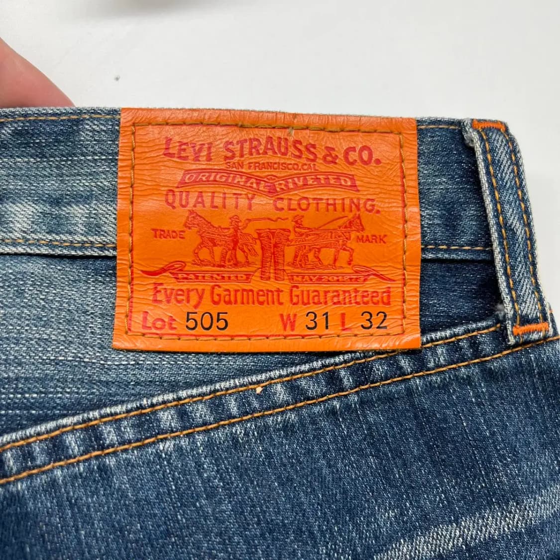 31 리바이스 505 청바지 빈티지 데님팬츠 상품이미지3