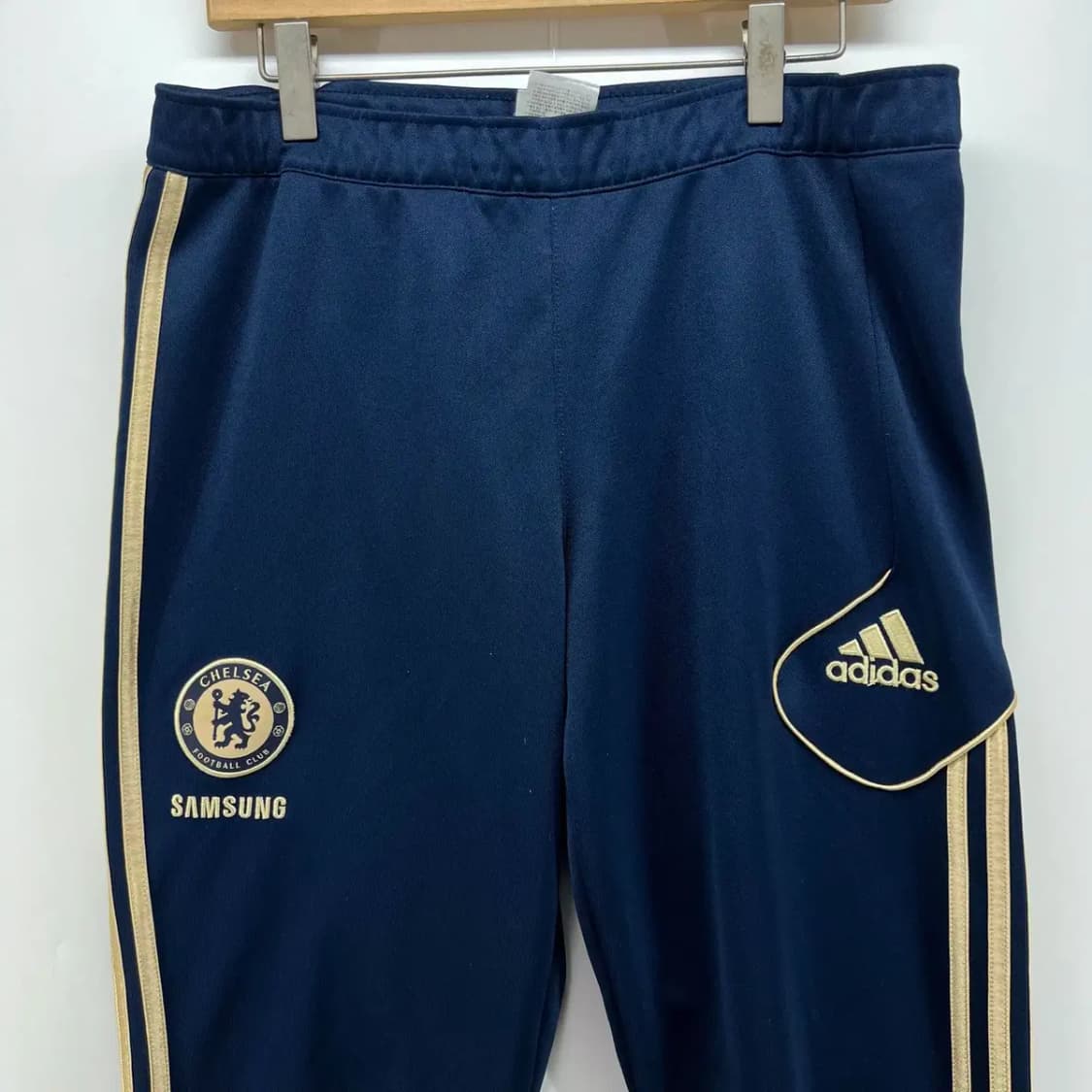 100 아디다스 올드스쿨 y2k 축구바지 블록코어룩 상품이미지4