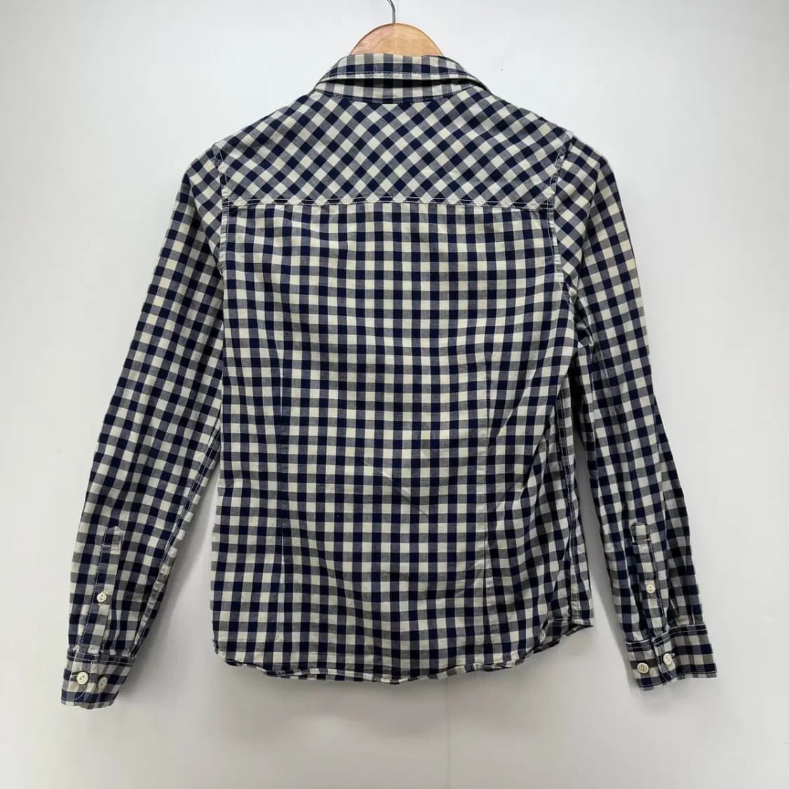 S 디키즈 여자 봄체크셔츠 빈티지 블랙 상품이미지6