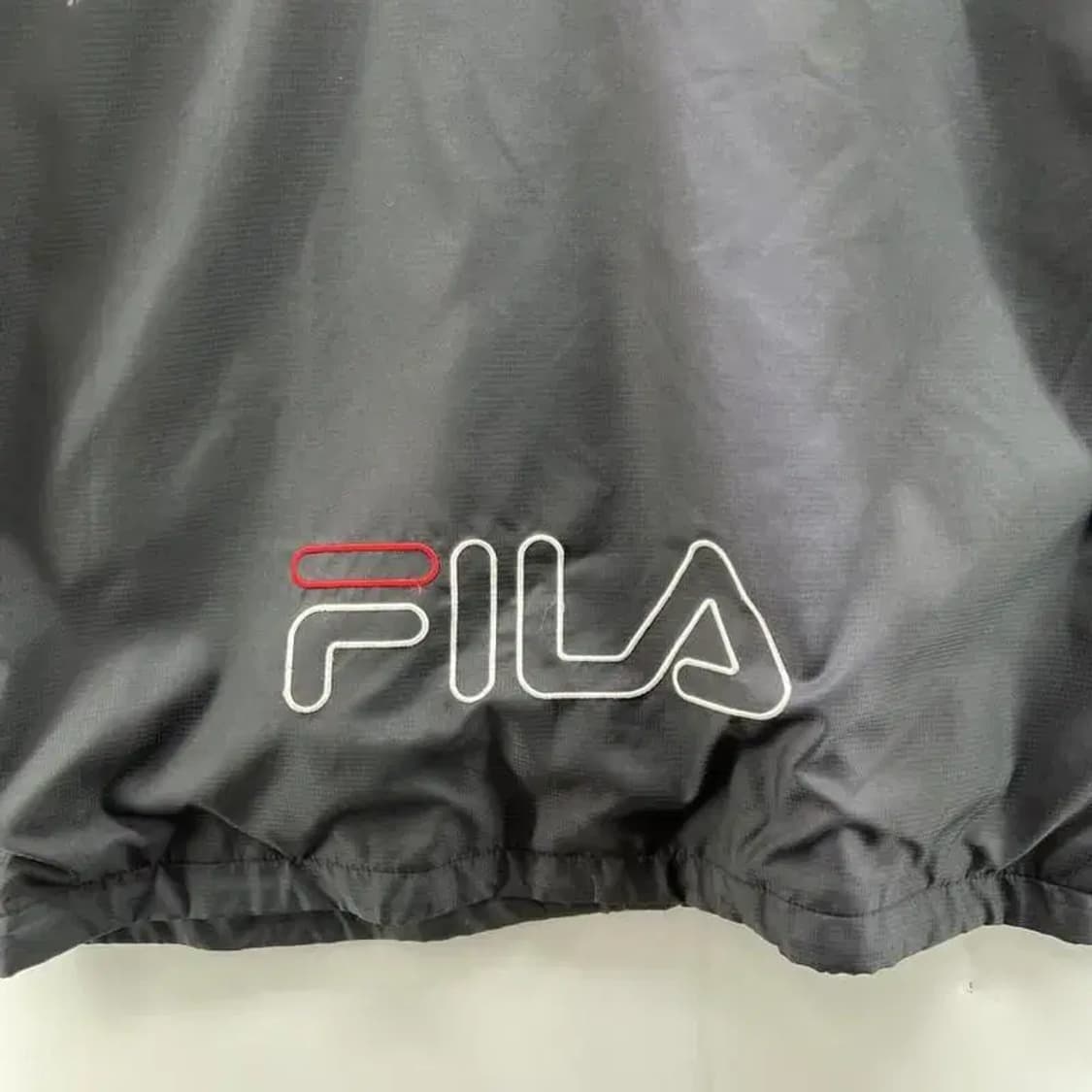 180 필라 올드스쿨 봄 롱 자켓 패딩다운자켓 블랙 빈티지 상품이미지10