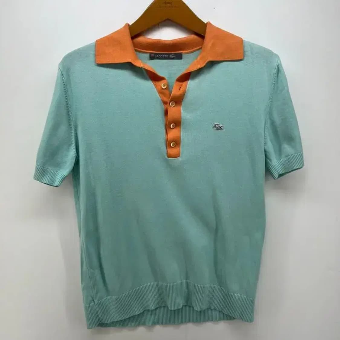 95 라코스테 남여공용 니트 카라티셔츠 반팔 빈티지 상품이미지1