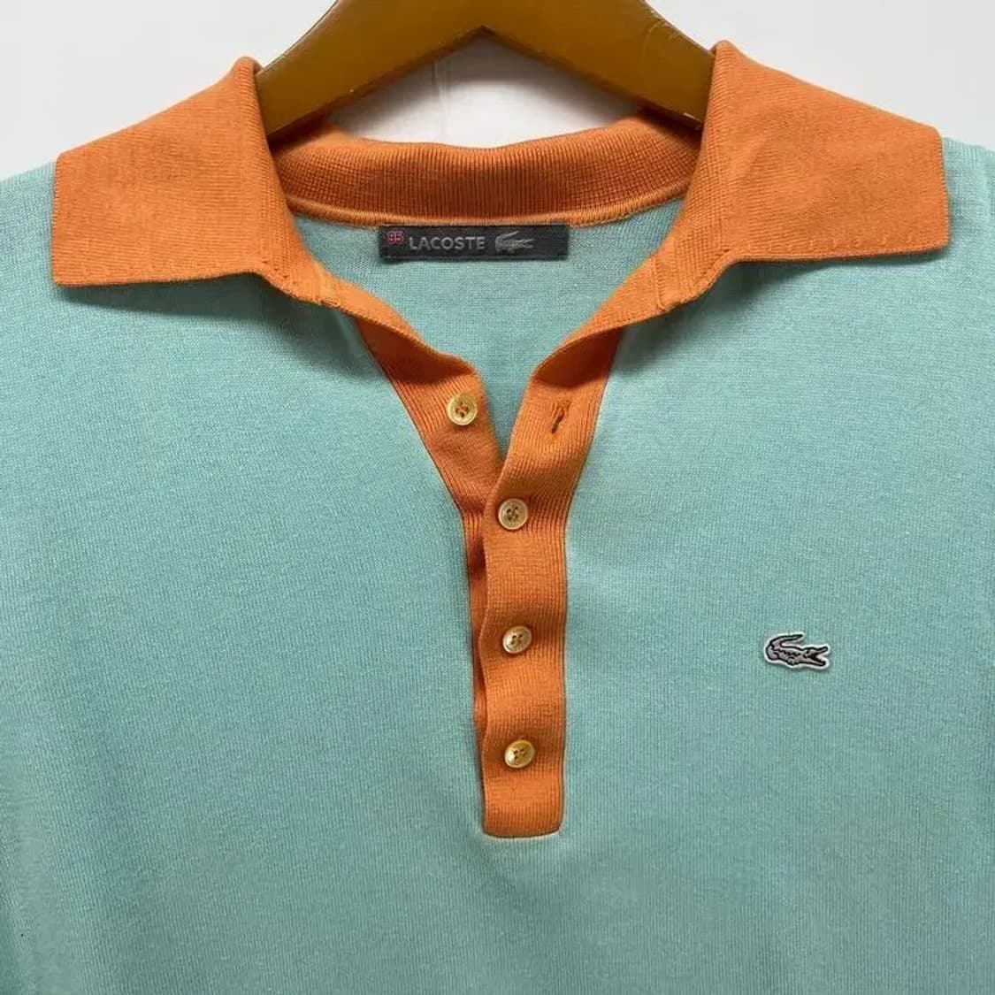 95 라코스테 남여공용 니트 카라티셔츠 반팔 빈티지 상품이미지7