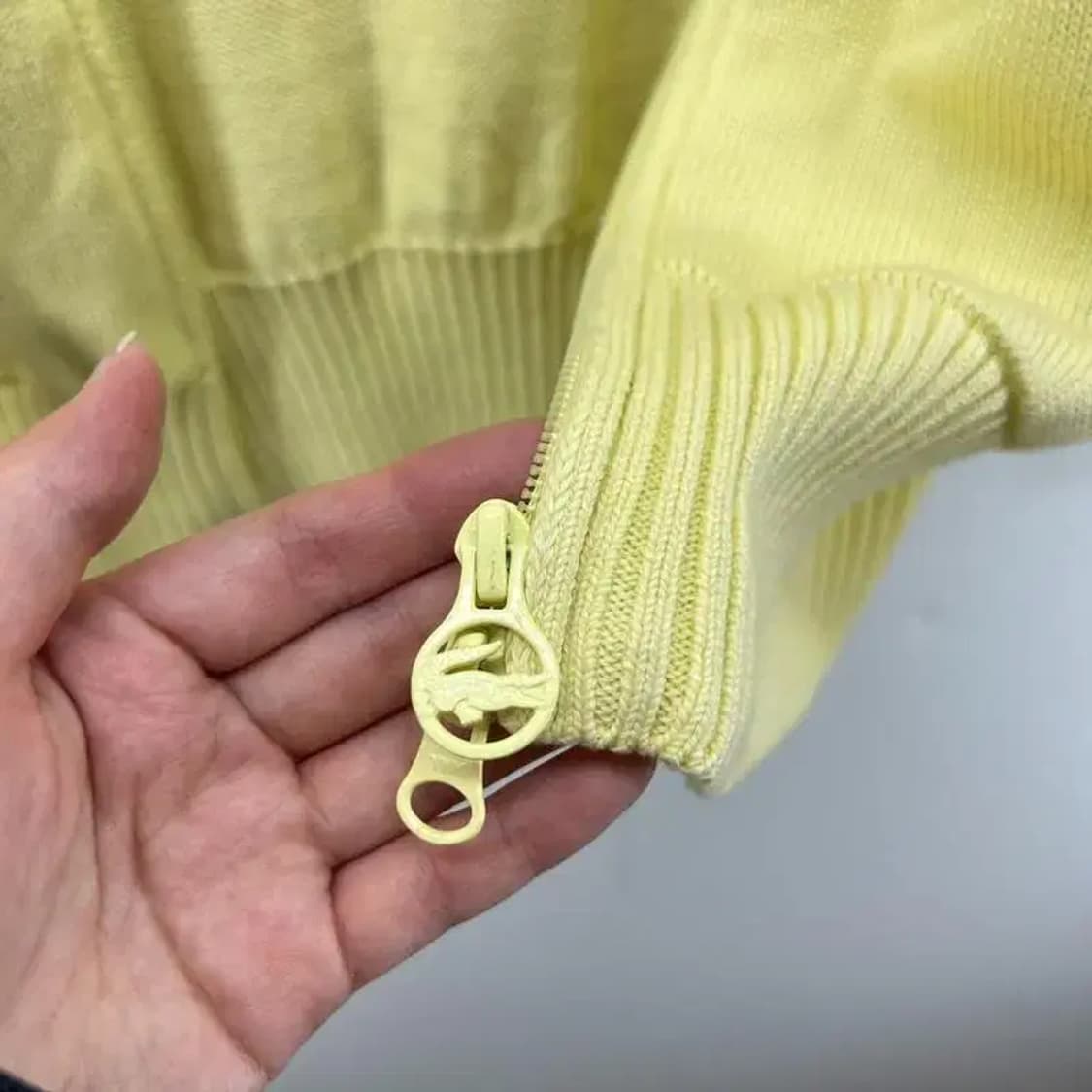 라코스테 옐로우 노란집업 봄패션 나들이룩 빈티지 상품이미지7