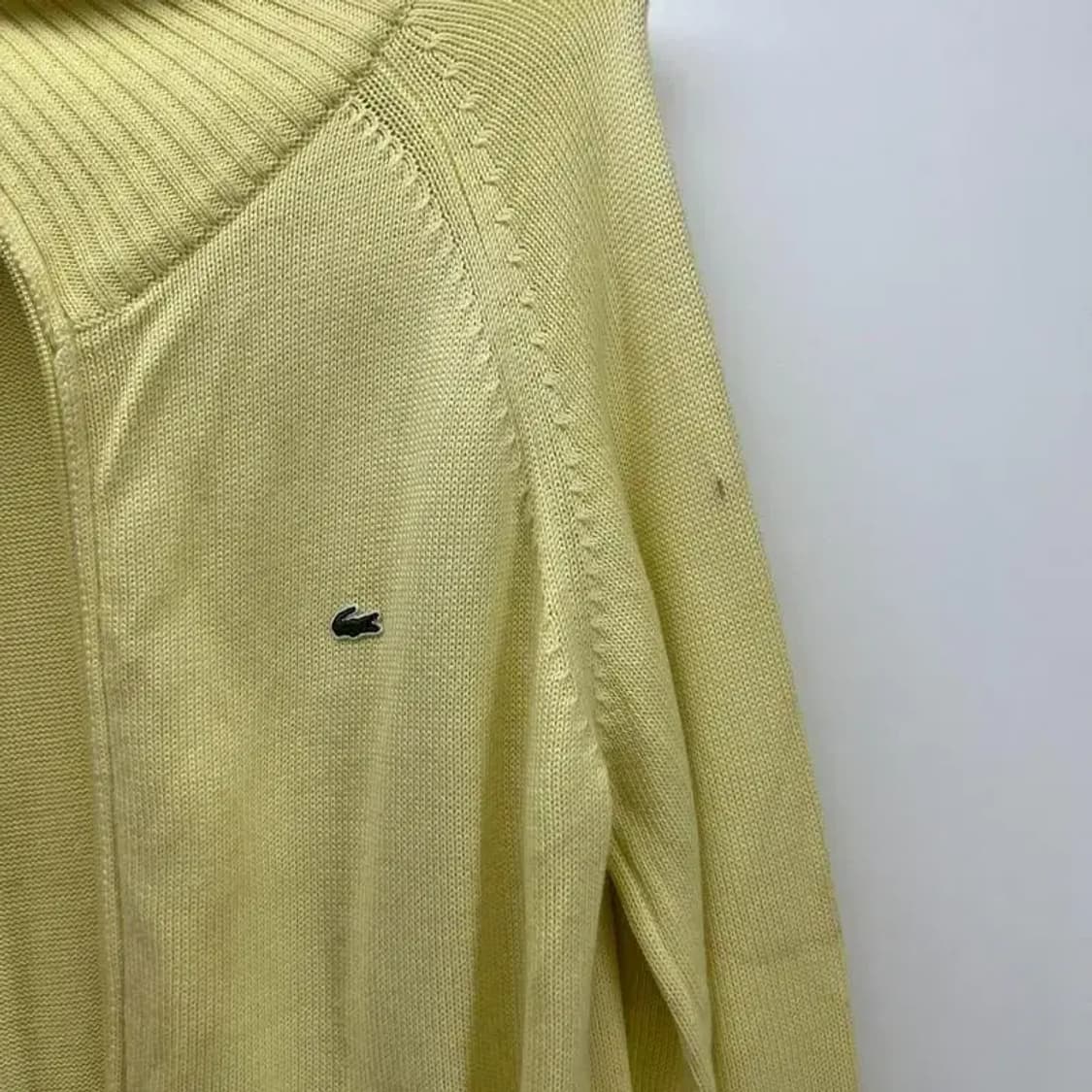 라코스테 옐로우 노란집업 봄패션 나들이룩 빈티지 상품이미지8
