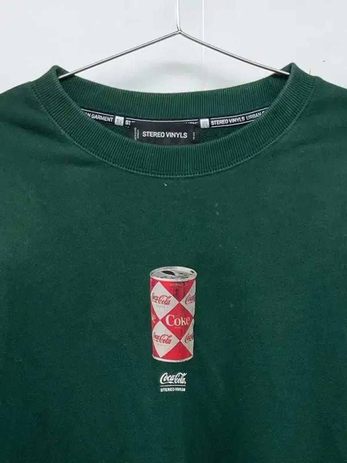 xl 스테레오 바이널즈 오버핏 코카콜라콜라보 맨투맨 상품이미지4