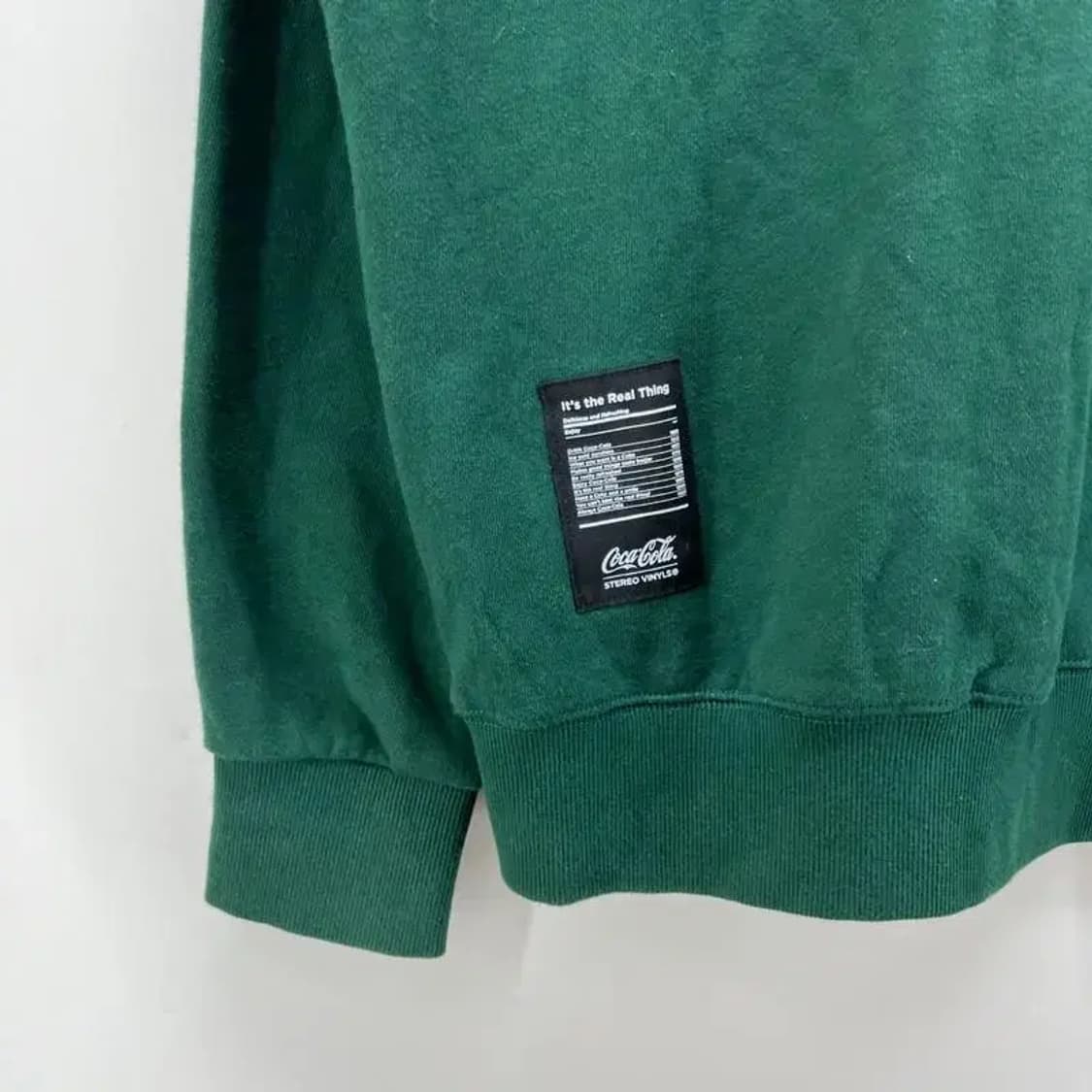 xl 스테레오 바이널즈 오버핏 코카콜라콜라보 맨투맨 상품이미지9