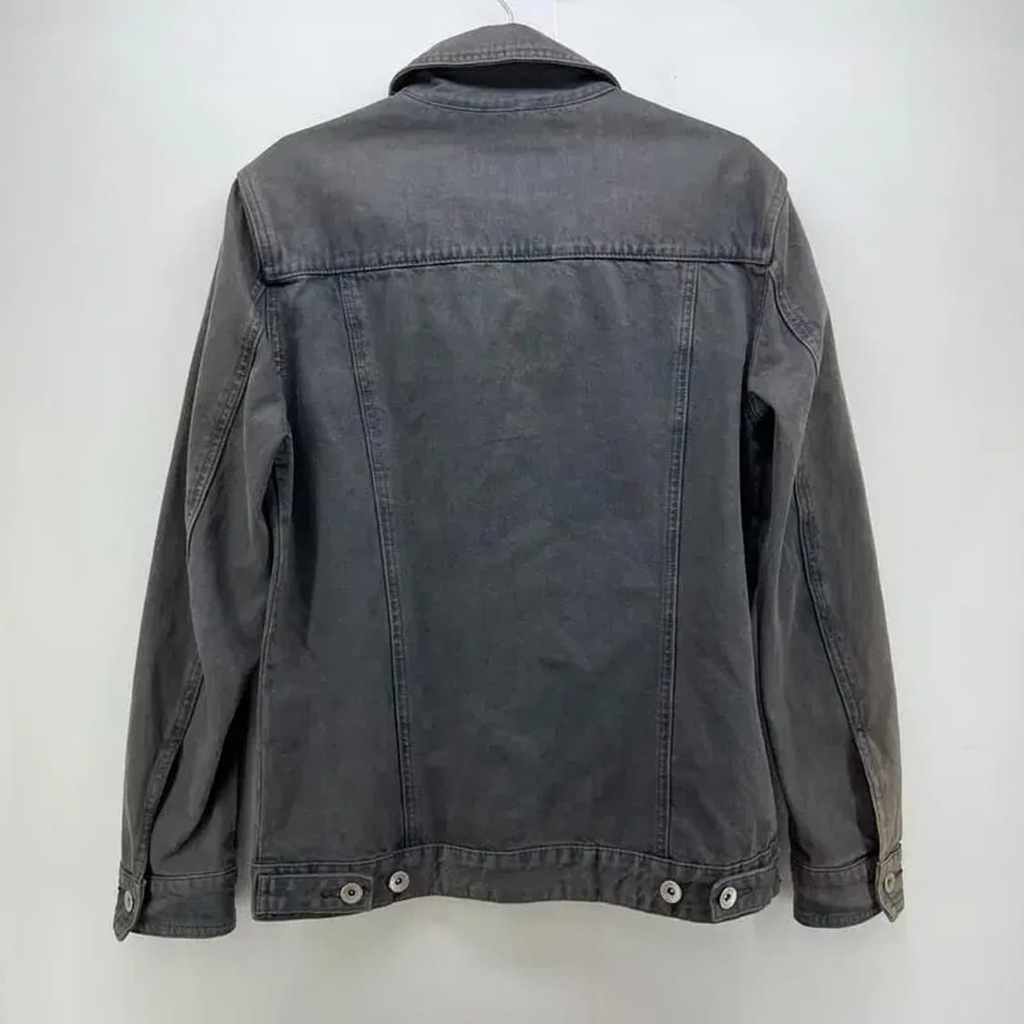 미디움 카이아크만 흑청 데님청자켓 빈티지 상품이미지2