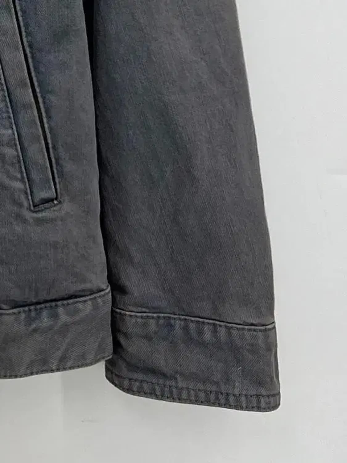 미디움 카이아크만 흑청 데님청자켓 빈티지 상품이미지5