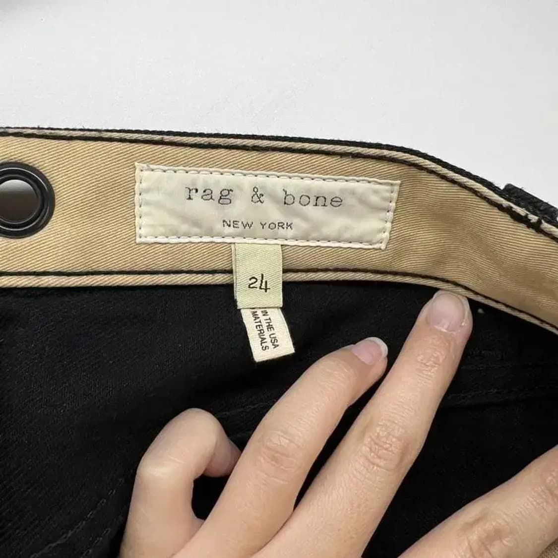 24사이즈 RAG&BONE 여자 흑청데님팬츠 청바지 상품이미지6