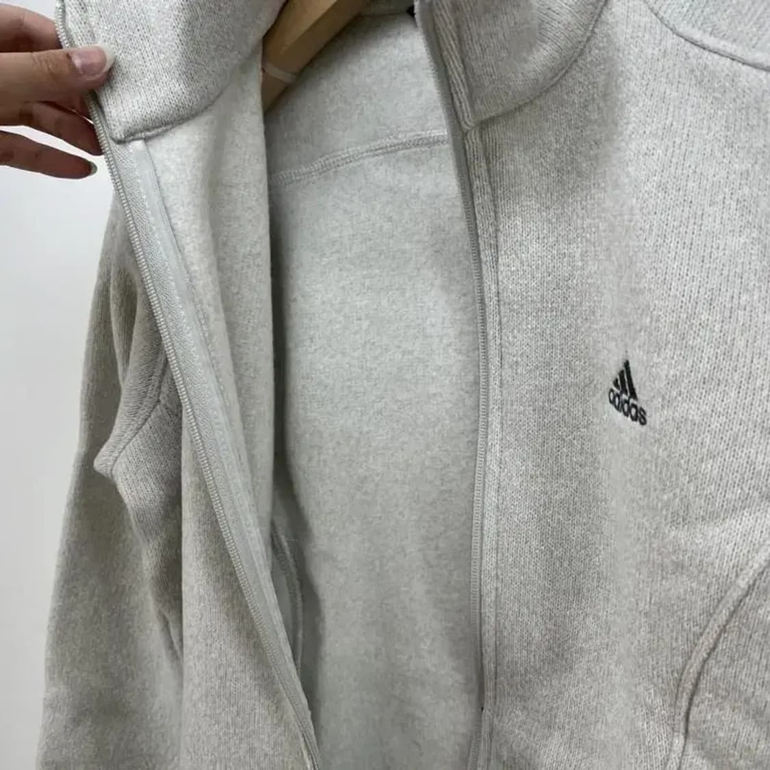미사용 85 아디다스 여성 퍼포먼스 골프 집업자켓 후리스 상품이미지3