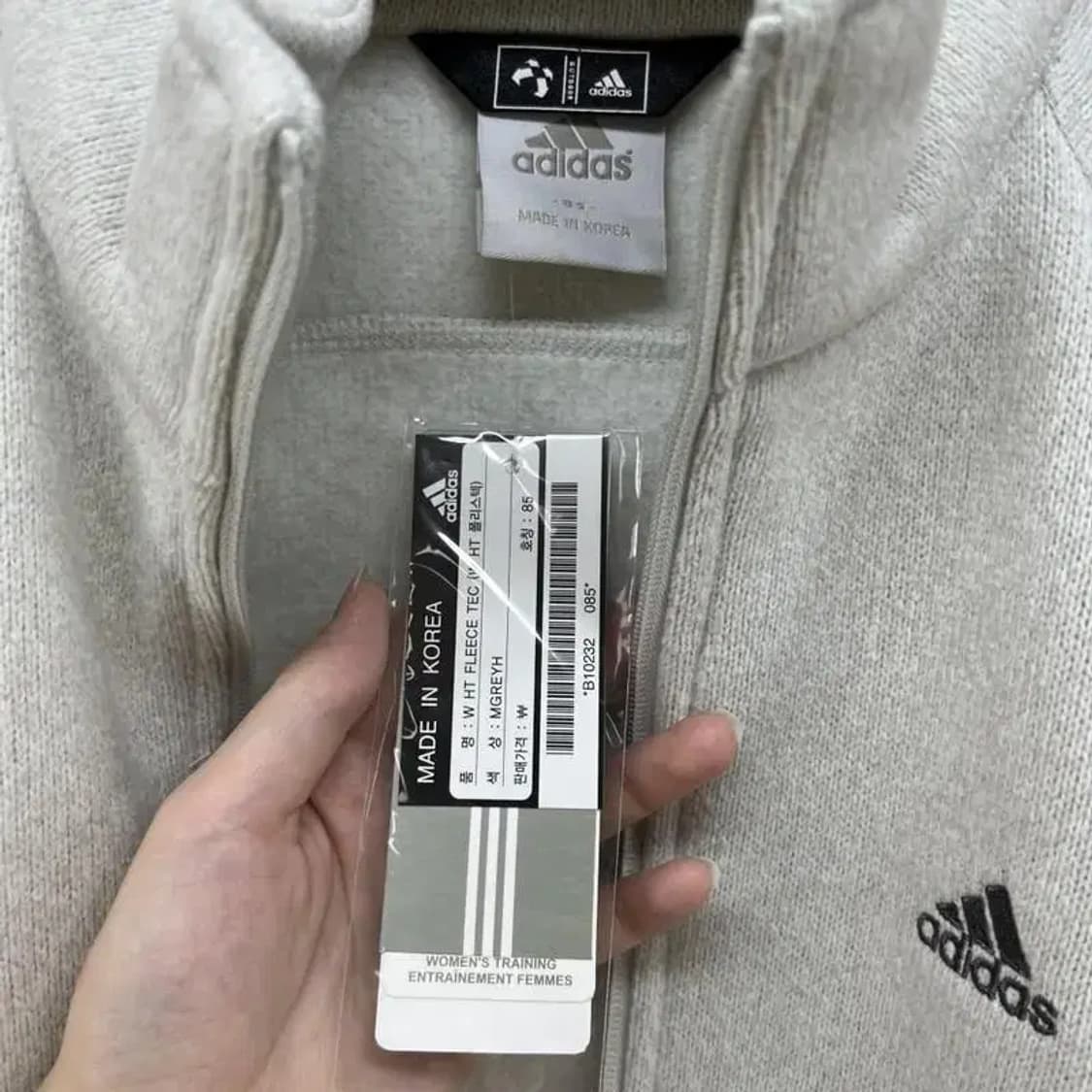 미사용 85 아디다스 여성 퍼포먼스 골프 집업자켓 후리스 상품이미지6
