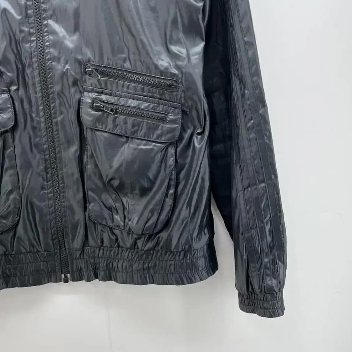 95 아디다스 오리지널스 포켓 여자 바람막이 자켓 블랙 상품이미지8