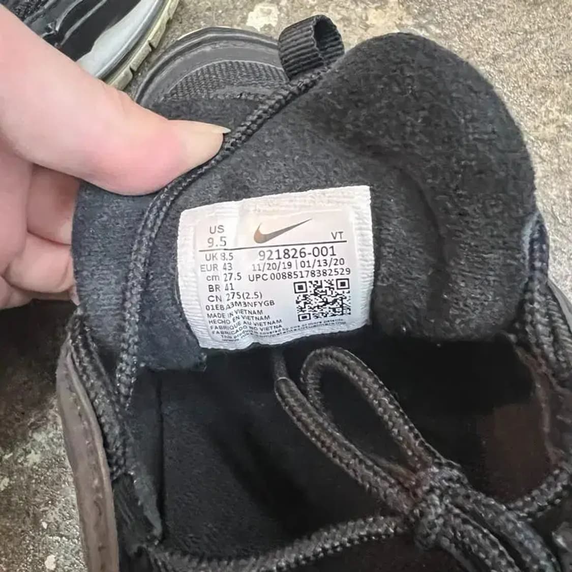 275 나이키 에어맥스 블랙 남자 스니커즈 운동화 상품이미지6