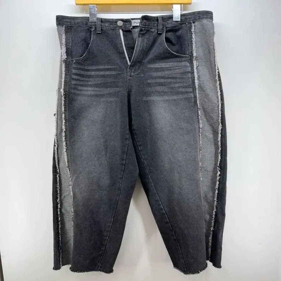 2 사이즈 PULSE 사이드라인 빈티지 워싱 팬츠 데님팬츠 상품이미지1
