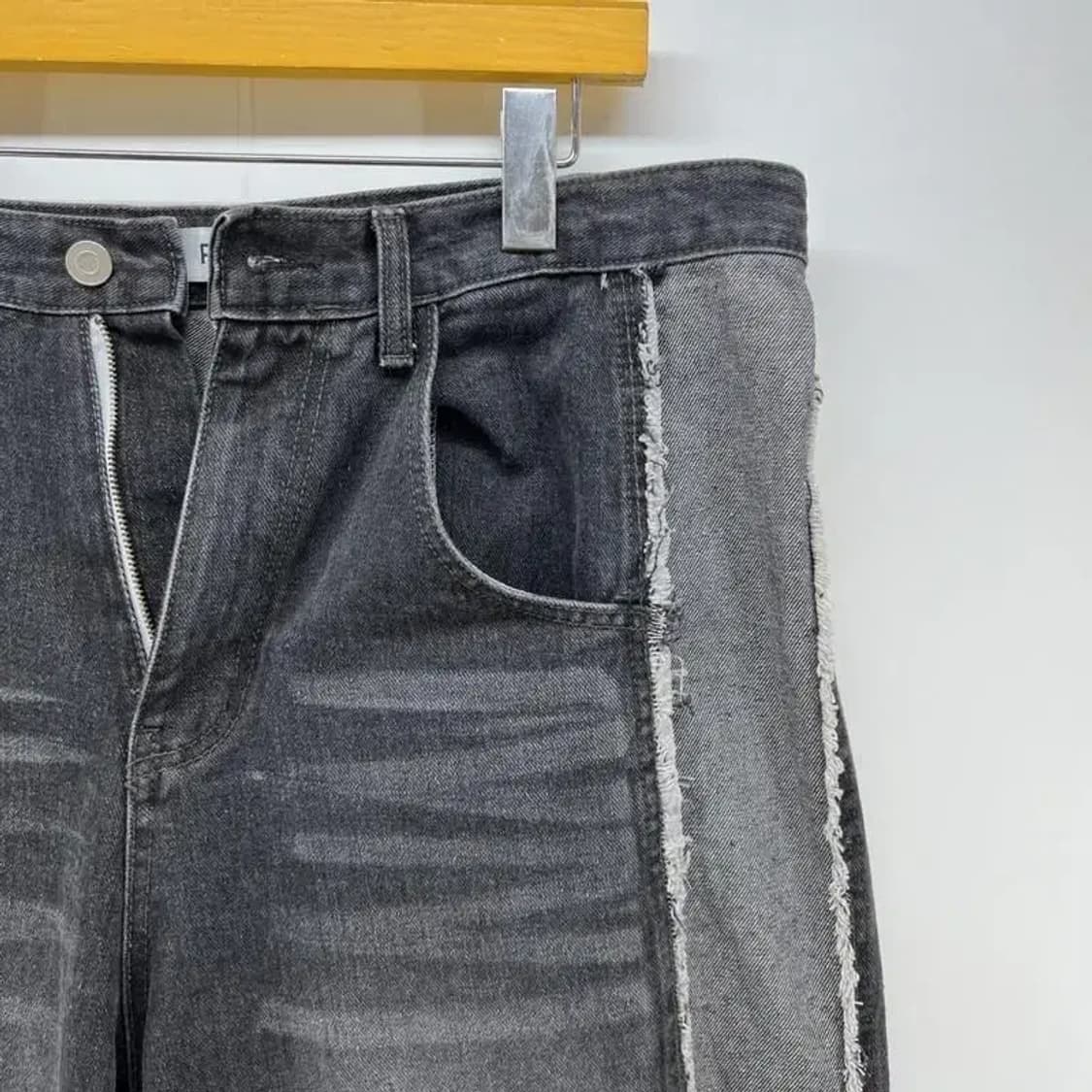 2 사이즈 PULSE 사이드라인 빈티지 워싱 팬츠 데님팬츠 상품이미지3