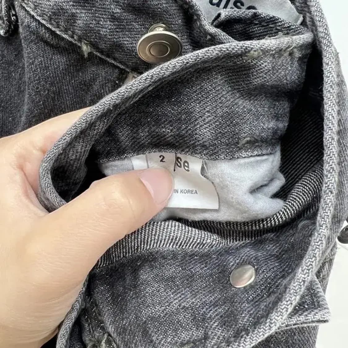 2 사이즈 PULSE 사이드라인 빈티지 워싱 팬츠 데님팬츠 상품이미지7