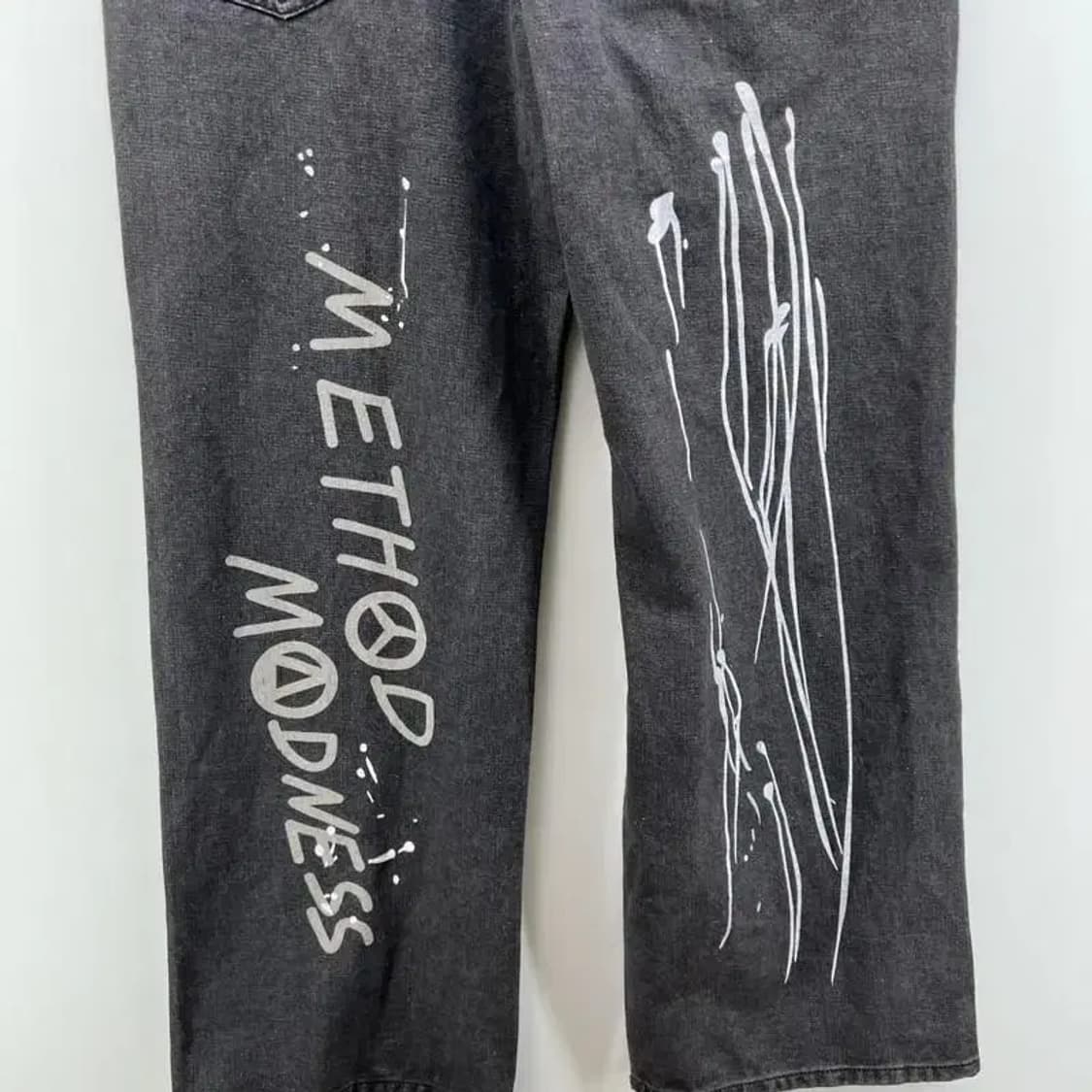 L vtg빈티지 워싱 페인팅 팬츠 청바지 상품이미지3