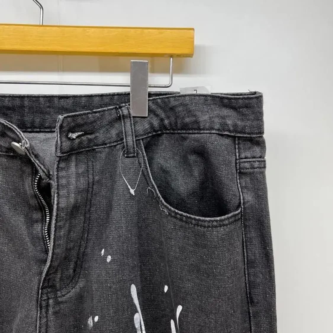 L vtg빈티지 워싱 페인팅 팬츠 청바지 상품이미지7