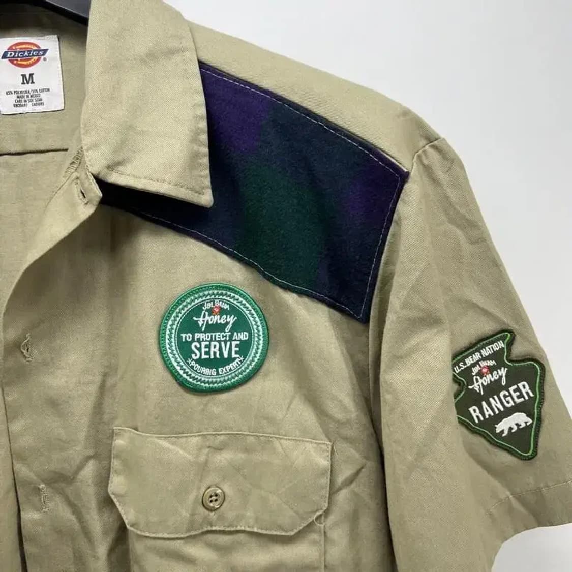 m 디키즈 패치워크 반팔 셔츠 빈티지 상품이미지3