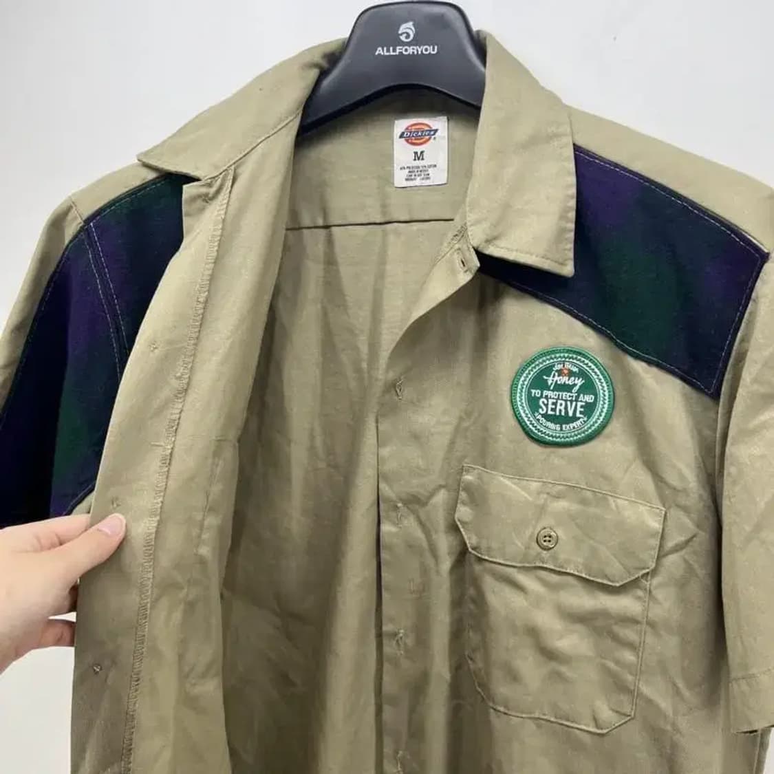 m 디키즈 패치워크 반팔 셔츠 빈티지 상품이미지4