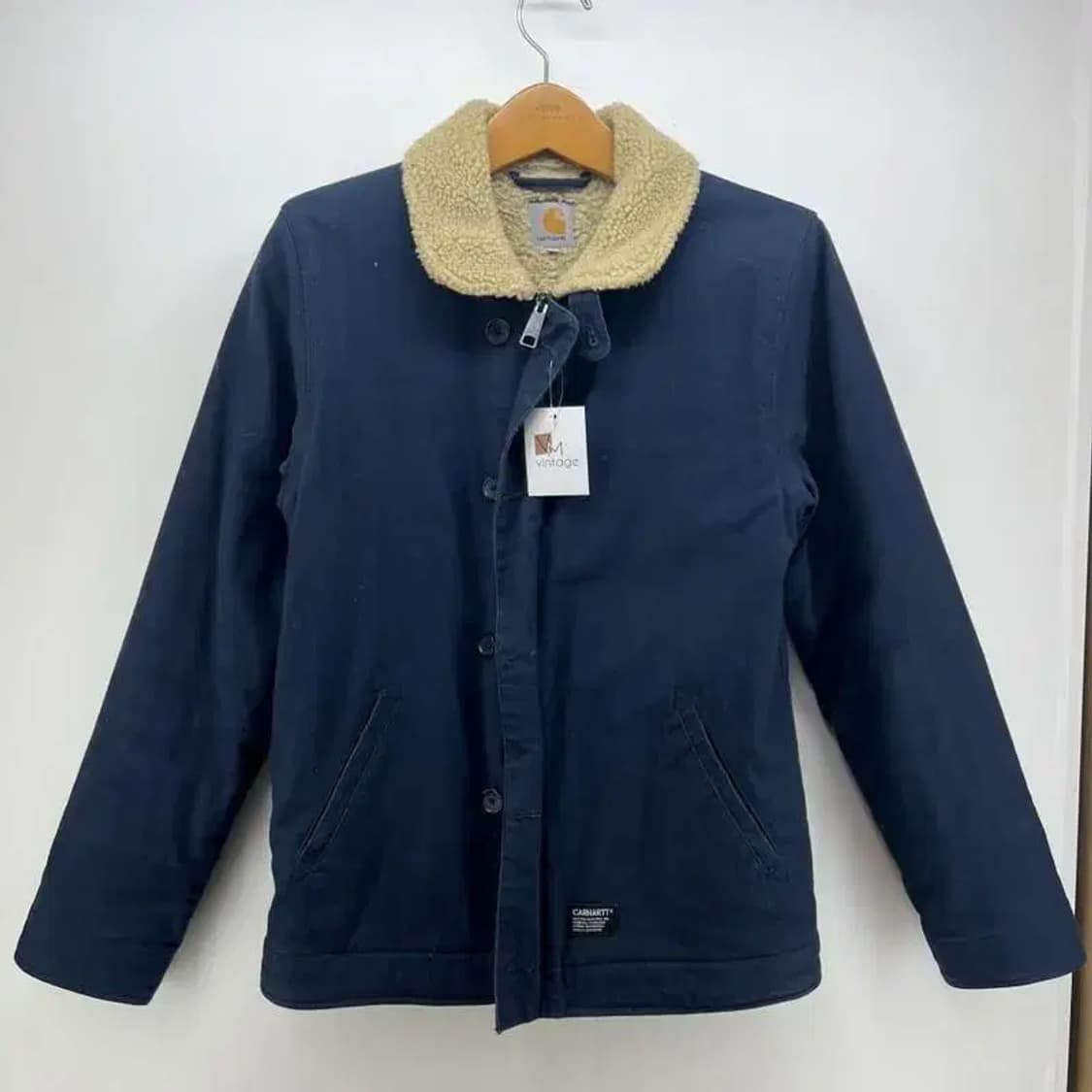 스몰 칼하트 wip 쉐필드 워크 자켓 점퍼 빈티지네이비 상품이미지1