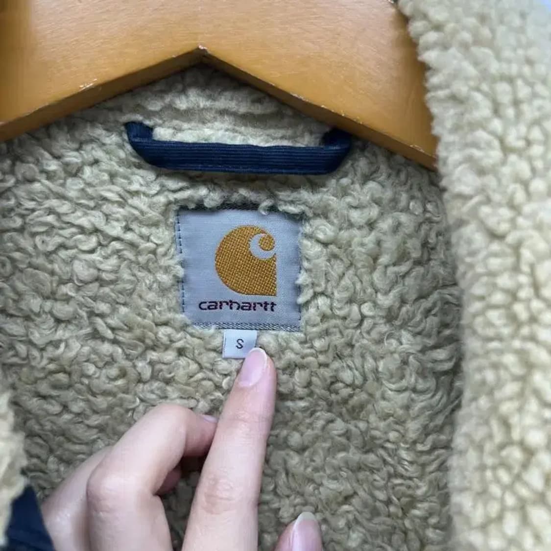 스몰 칼하트 wip 쉐필드 워크 자켓 점퍼 빈티지네이비 상품이미지6