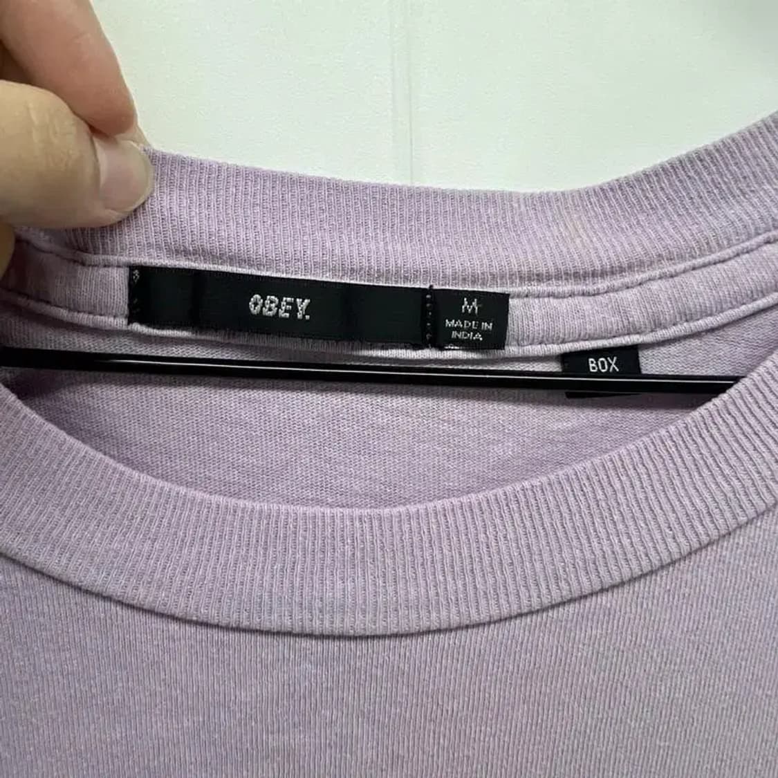 미디움 obay 오베이 로고 반팔티셔츠 라운드 빈티지 상품이미지4