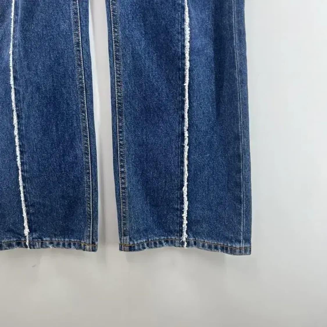 32 Lit 리트 와이드진 라인컷 데님팬츠 포인트룩 상품이미지4