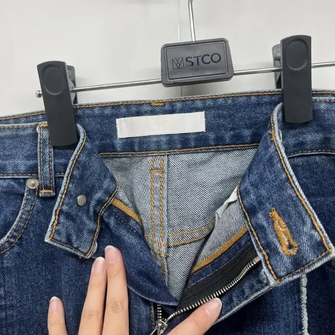 32 Lit 리트 와이드진 라인컷 데님팬츠 포인트룩 상품이미지7