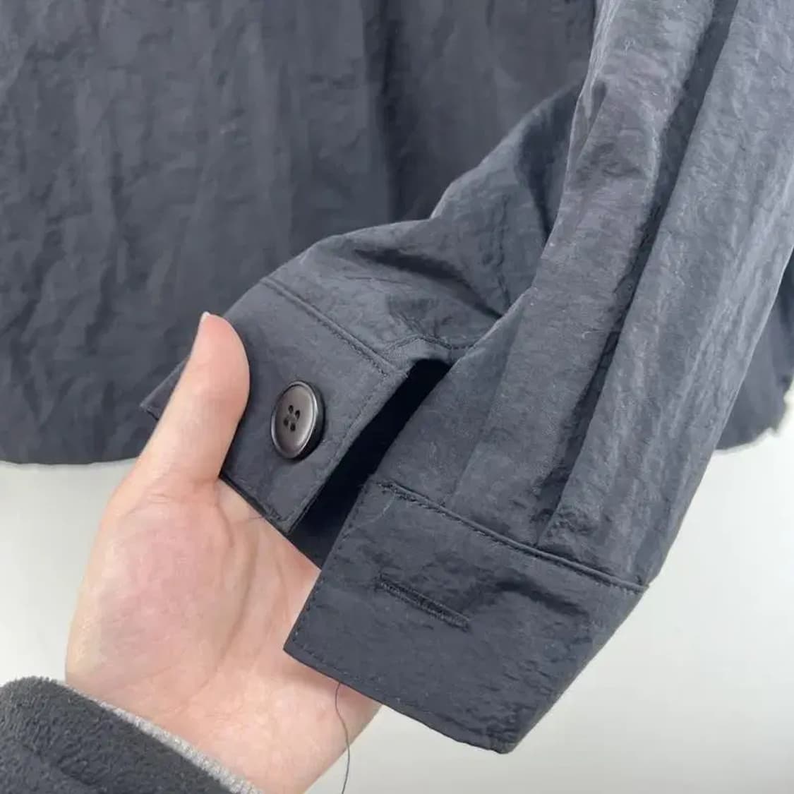 프리사이즈 남여공용 east house 나일론 셔츠 자켓 봄버 상품이미지5