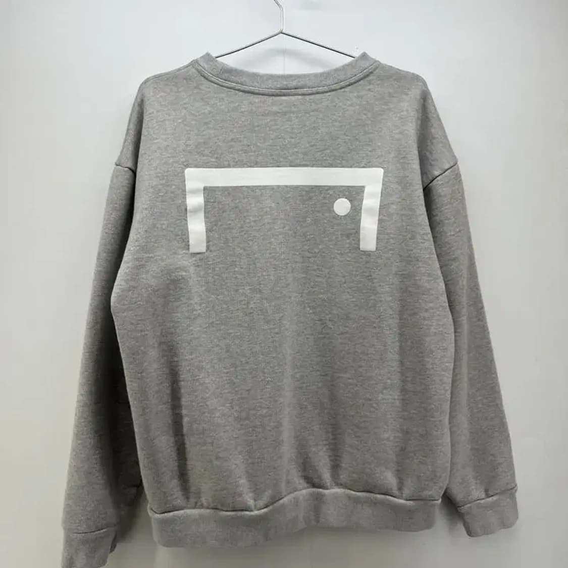 라지 GOALSTUDIO 프린팅 맨투맨 그레이맨투맨 상품이미지2